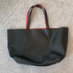 Reversible Zara Black and a red bag
